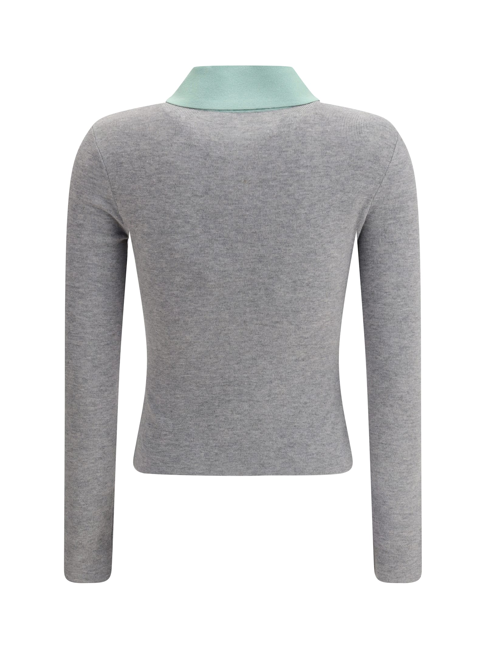Self-portrait Buttoned Wool Cardigan In Gray