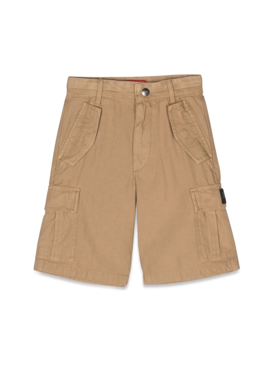 Diesel Bermuda Shorts Pockets In Beige