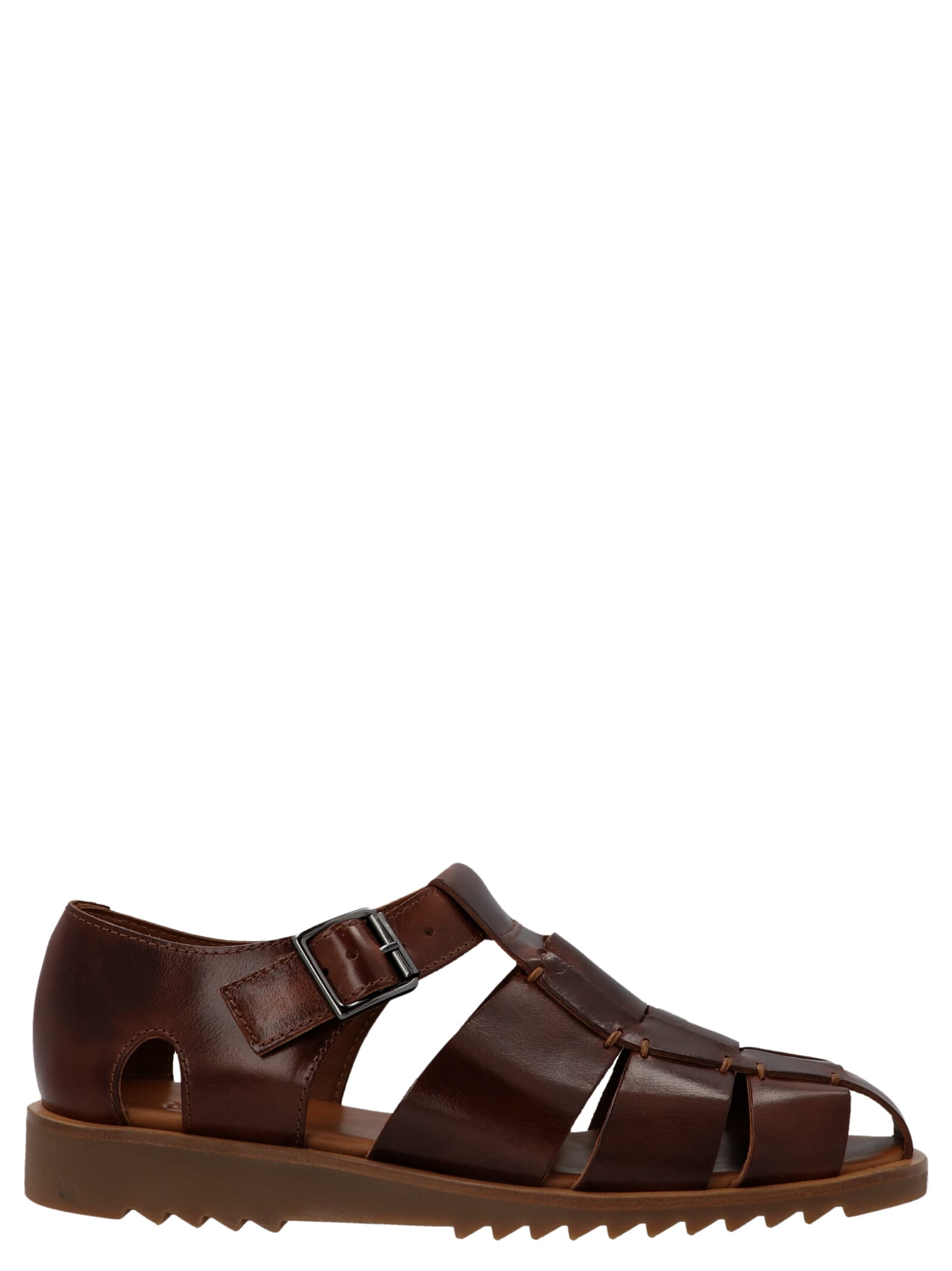 Shop Paraboot Pacific Sandals In Brown