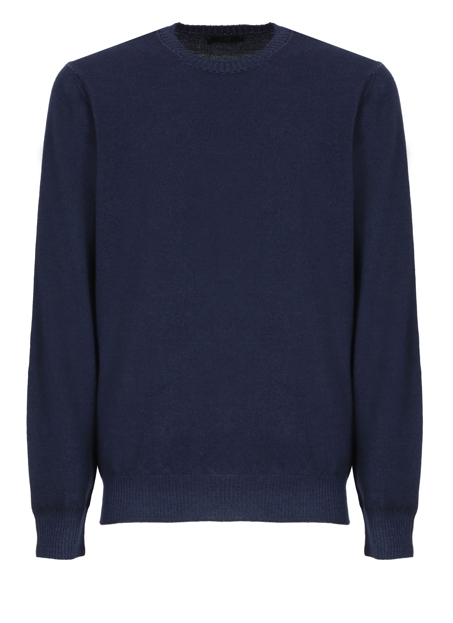 Shop Fay Virgin Wool Sweater In Blue