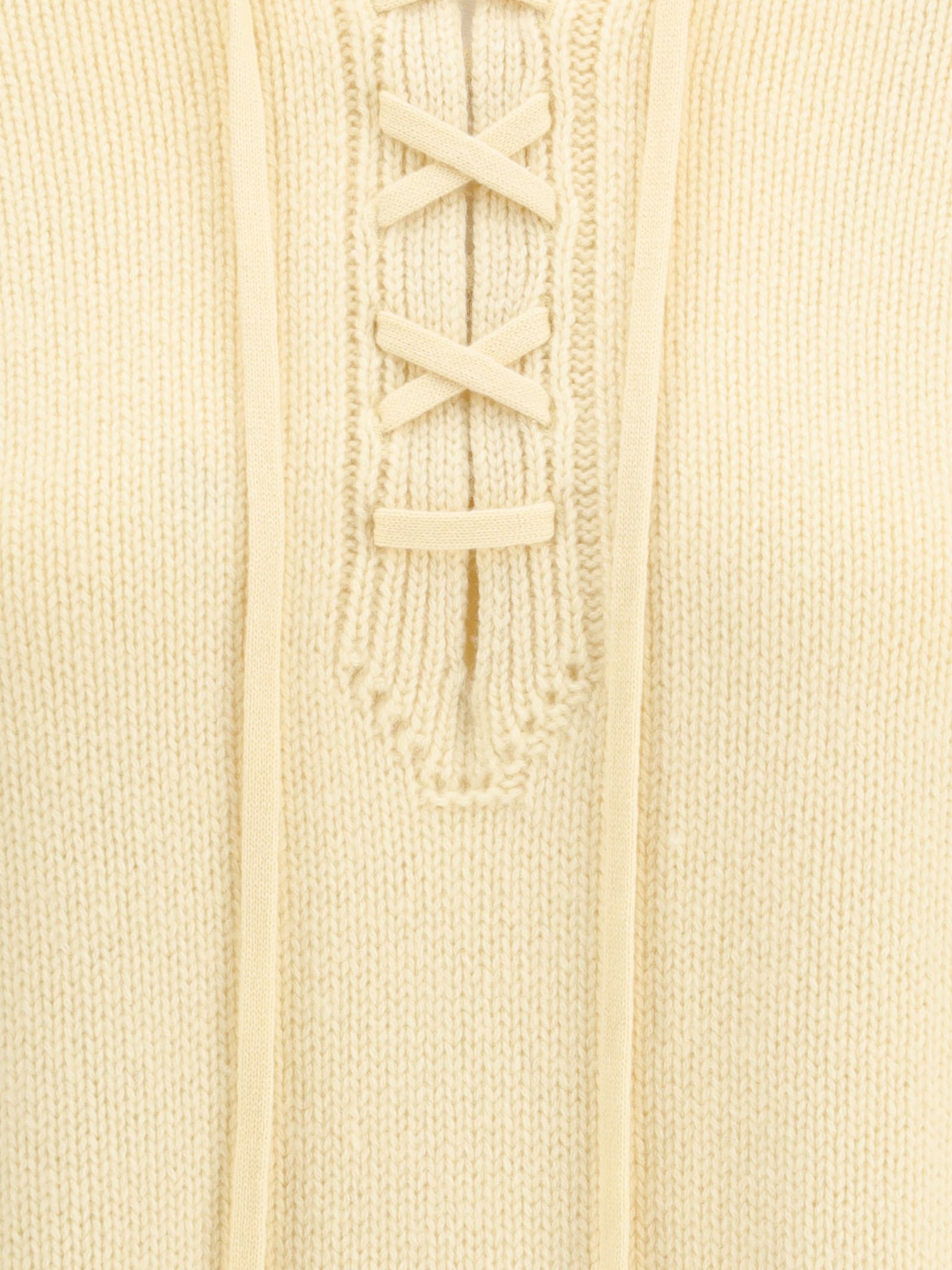 Ermanno Scervino Pure Cashmere Sweater In Neutral