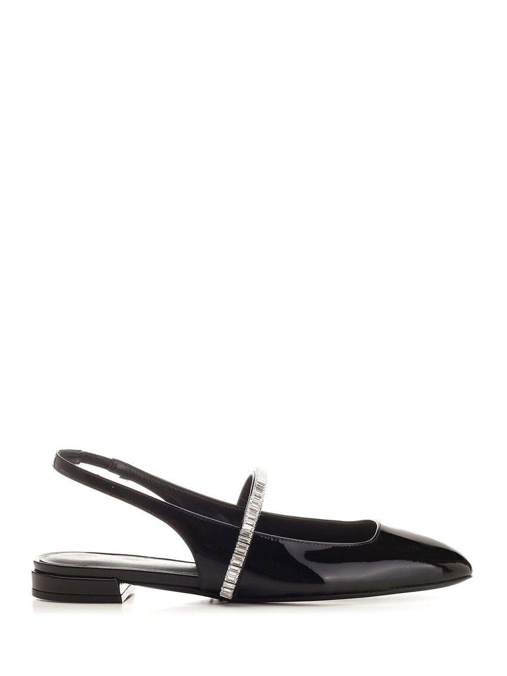 Shop Stuart Weitzman Stefanie Slingback In Black