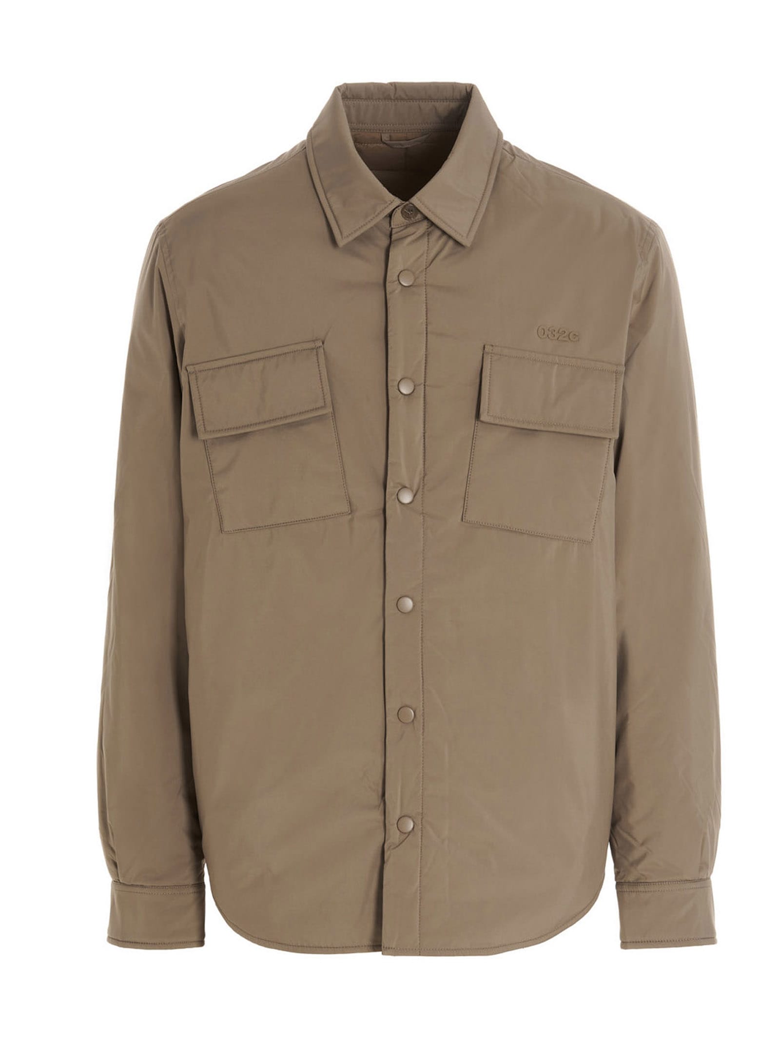 032c padded Button Up Overshirt