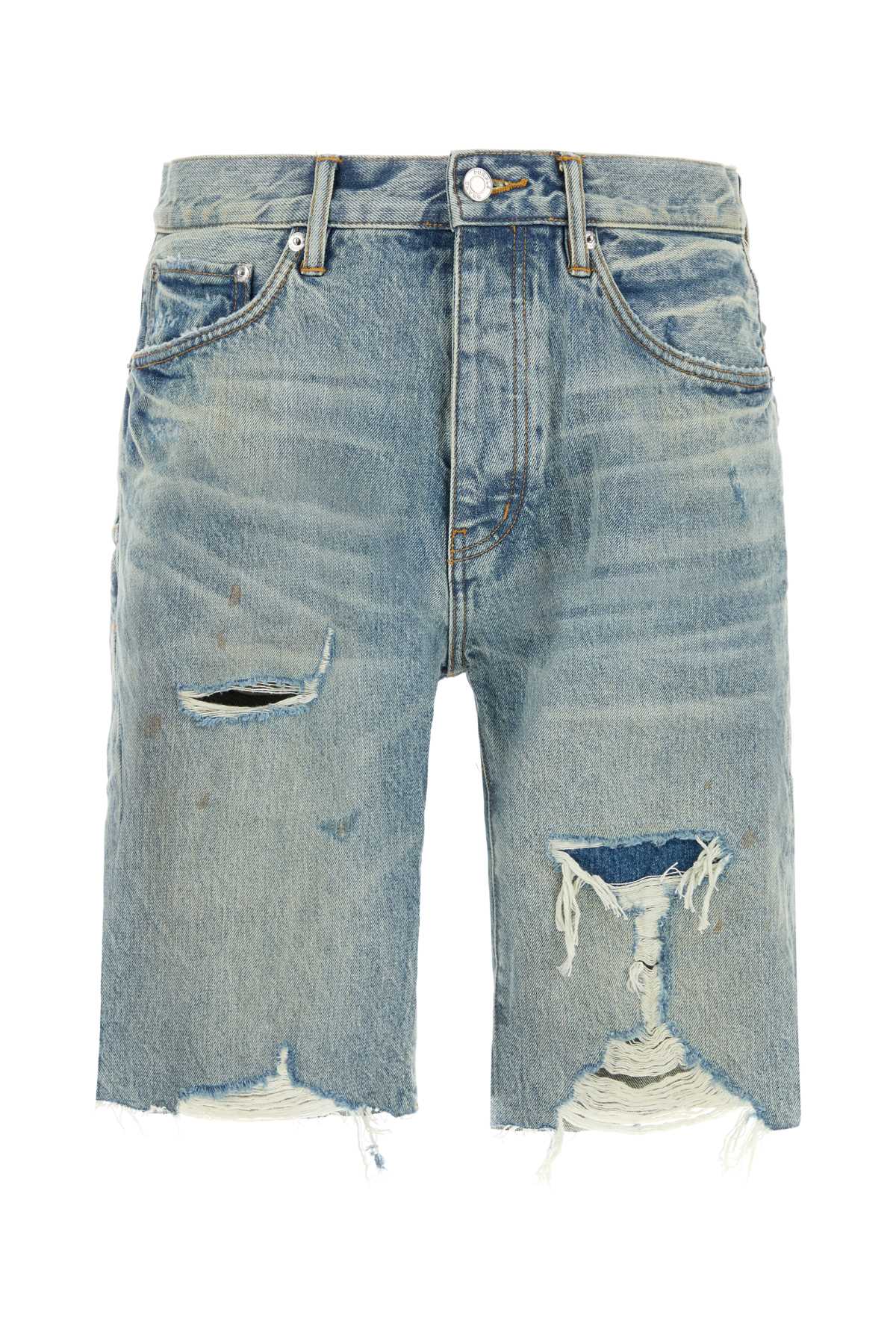 Denim Bermuda Shorts