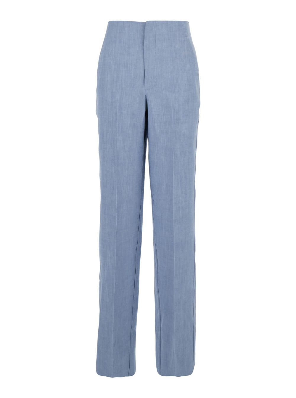 colorado Light Blue Pants With Maxi Pocket Applied On The Back In Fabric Woman