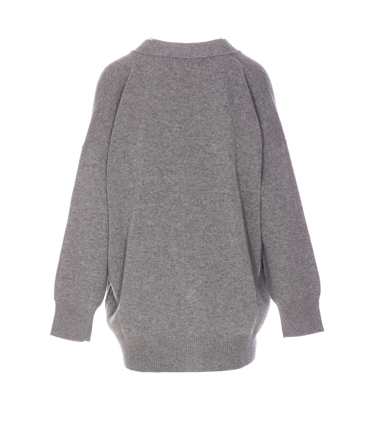 Shop Roberto Collina Cardigan In Grey