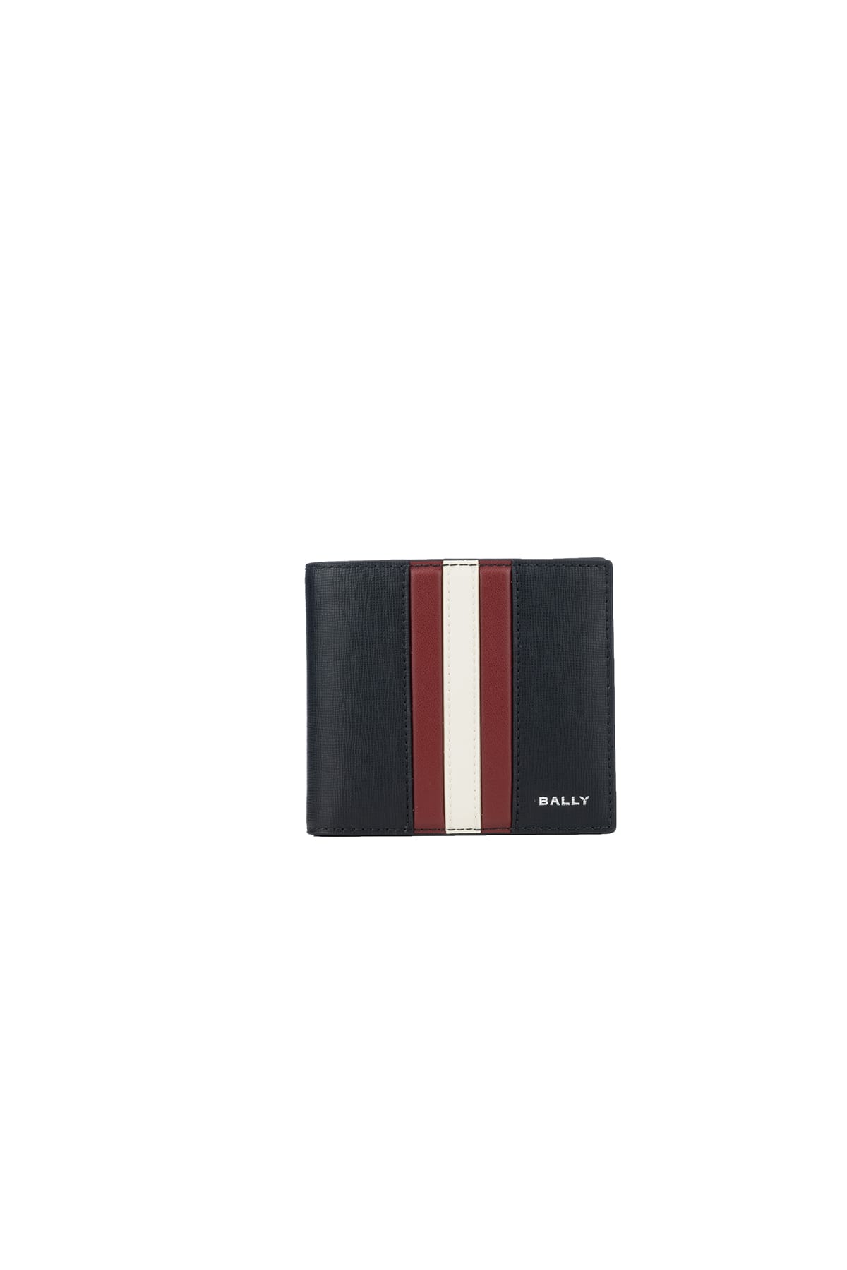 Shop Bally Portafogli In Black Red Bone Pall