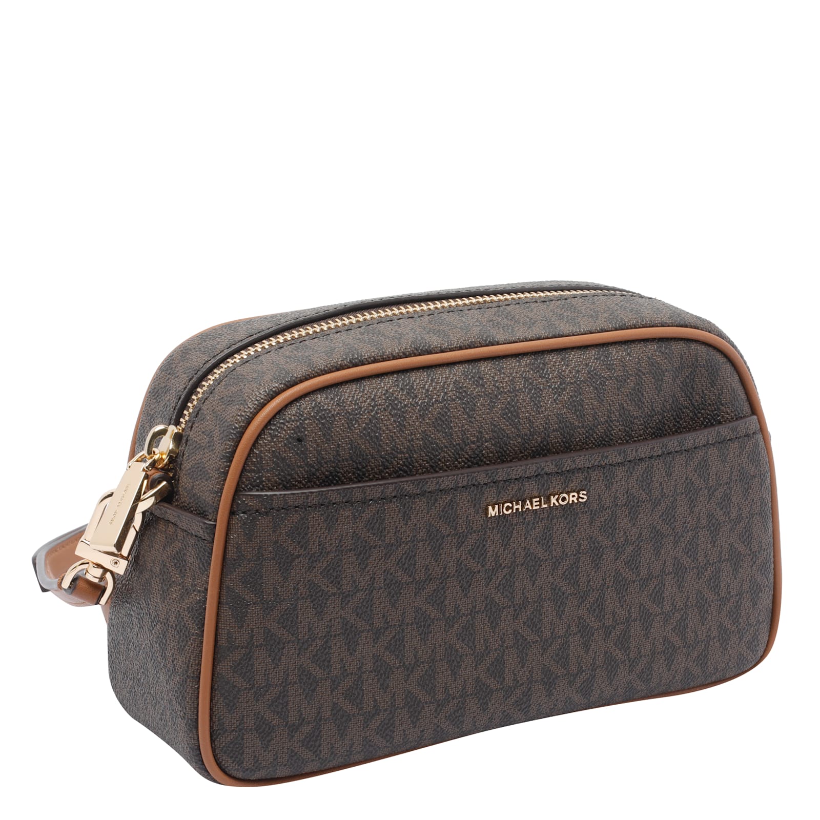 Michael Michael Kors Small Jet Set Crossbody Bag In Brown