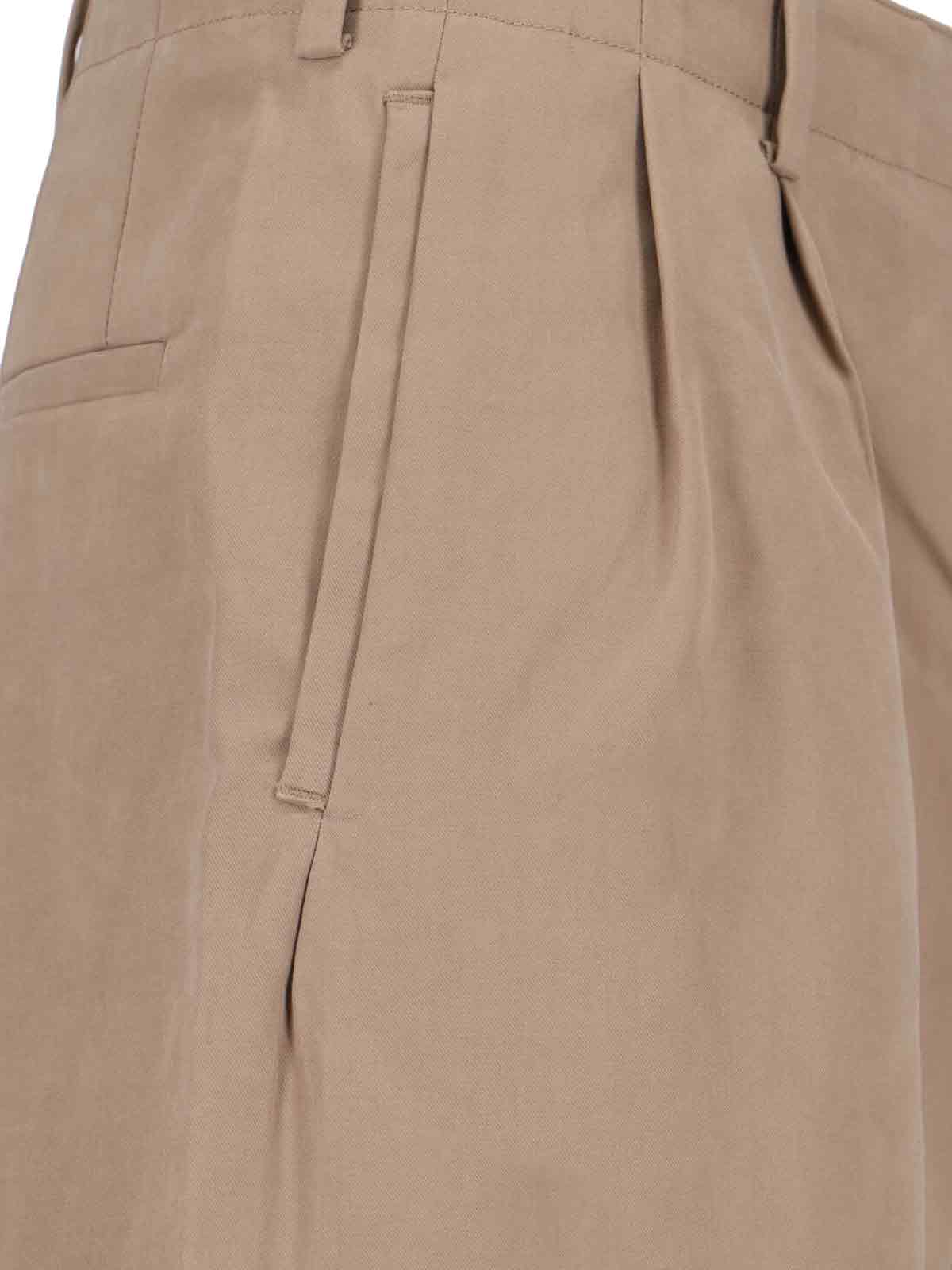 Our Legacy Bridge Chino Wide Leg Cotton Trousers In Neutral