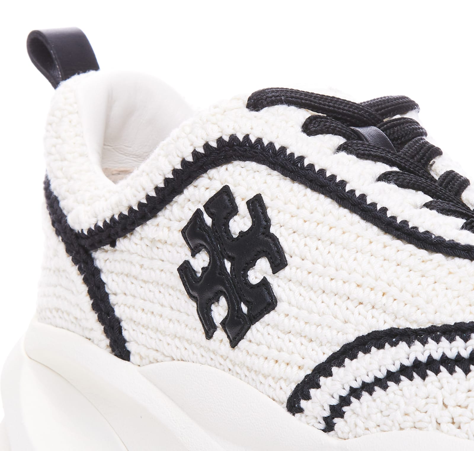 Shop Tory Burch Good Luck Sneakers In Avorio