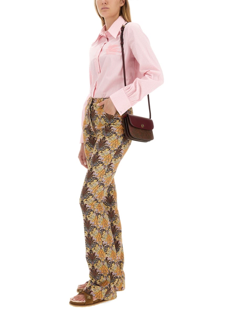 Shop Etro Pegasus Shirt In Pink