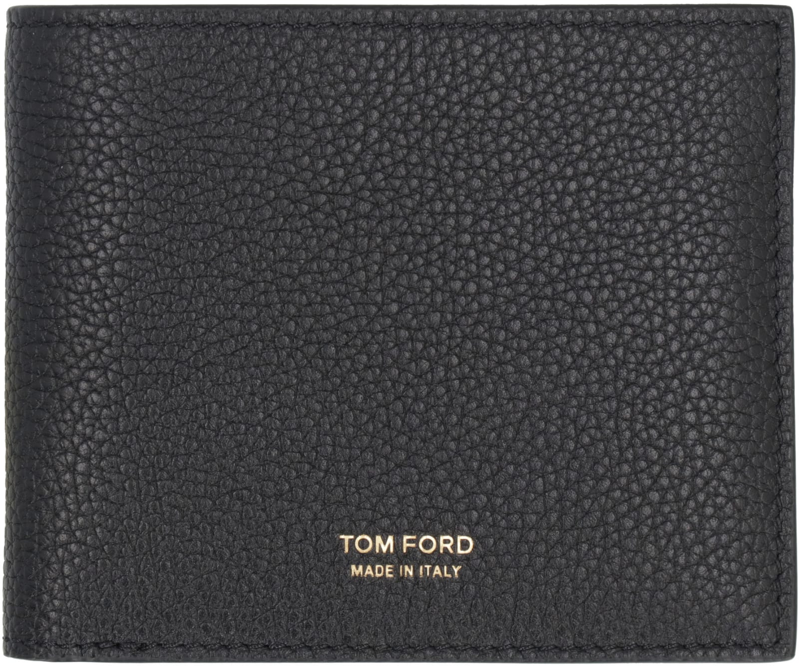 Shop Tom Ford Classic Logo Wallet In Black