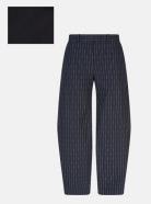 Shop Attico The  Woolen Trousers In Black