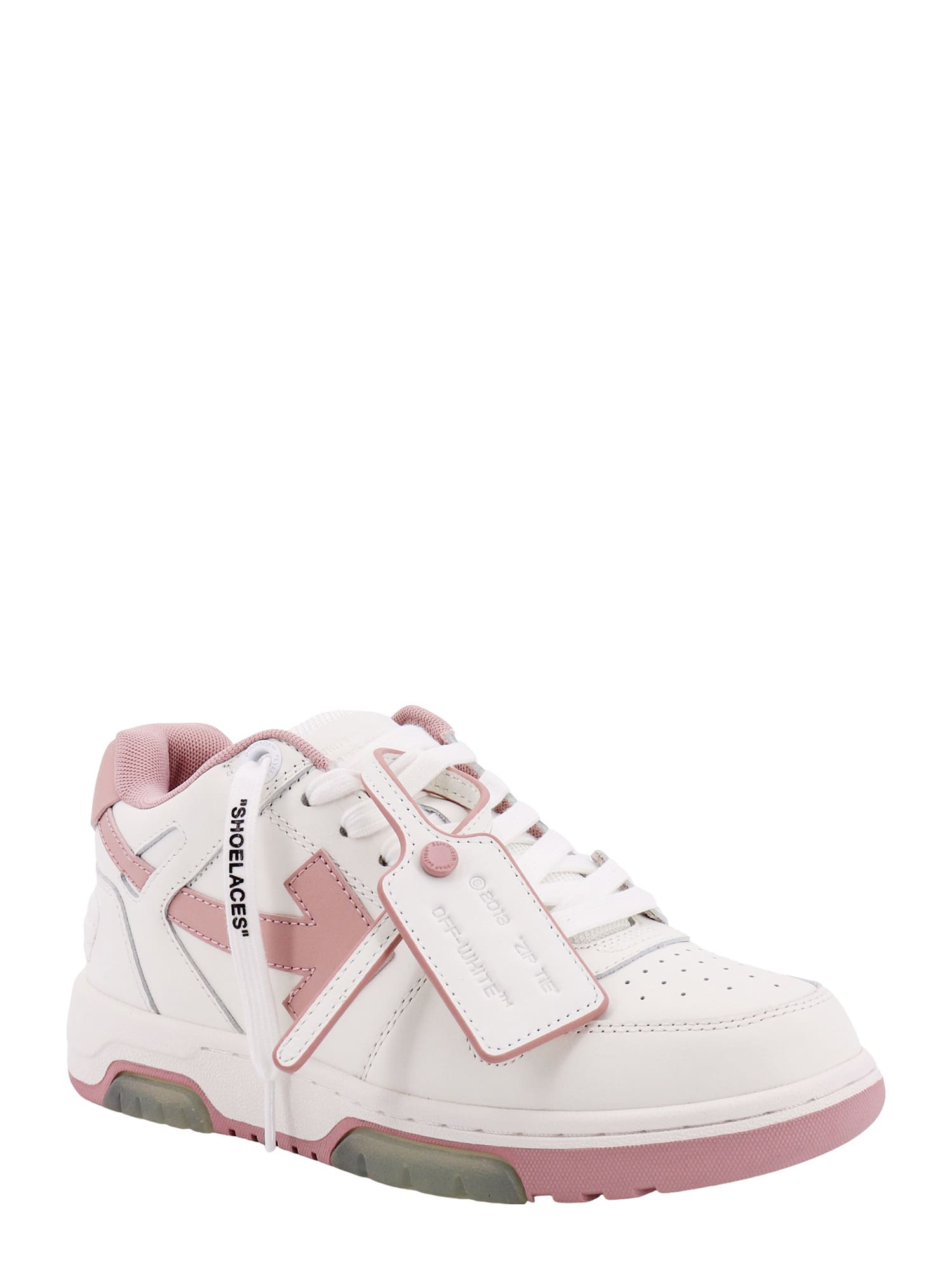 Shop Off-white Out Of Office Sneakers In White/pink