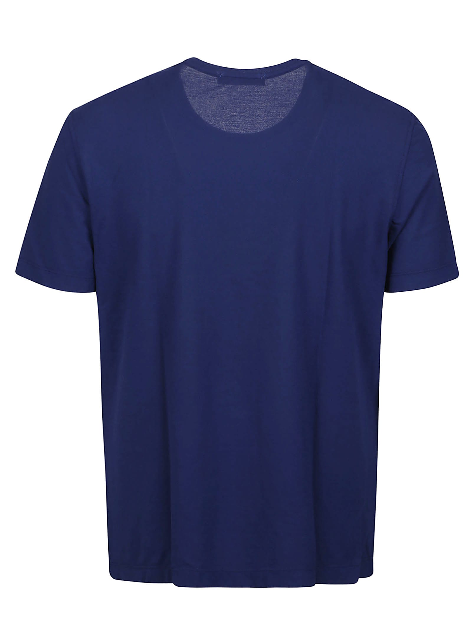 Shop Drumohr T-shirt T-shirt In Blu Aperto