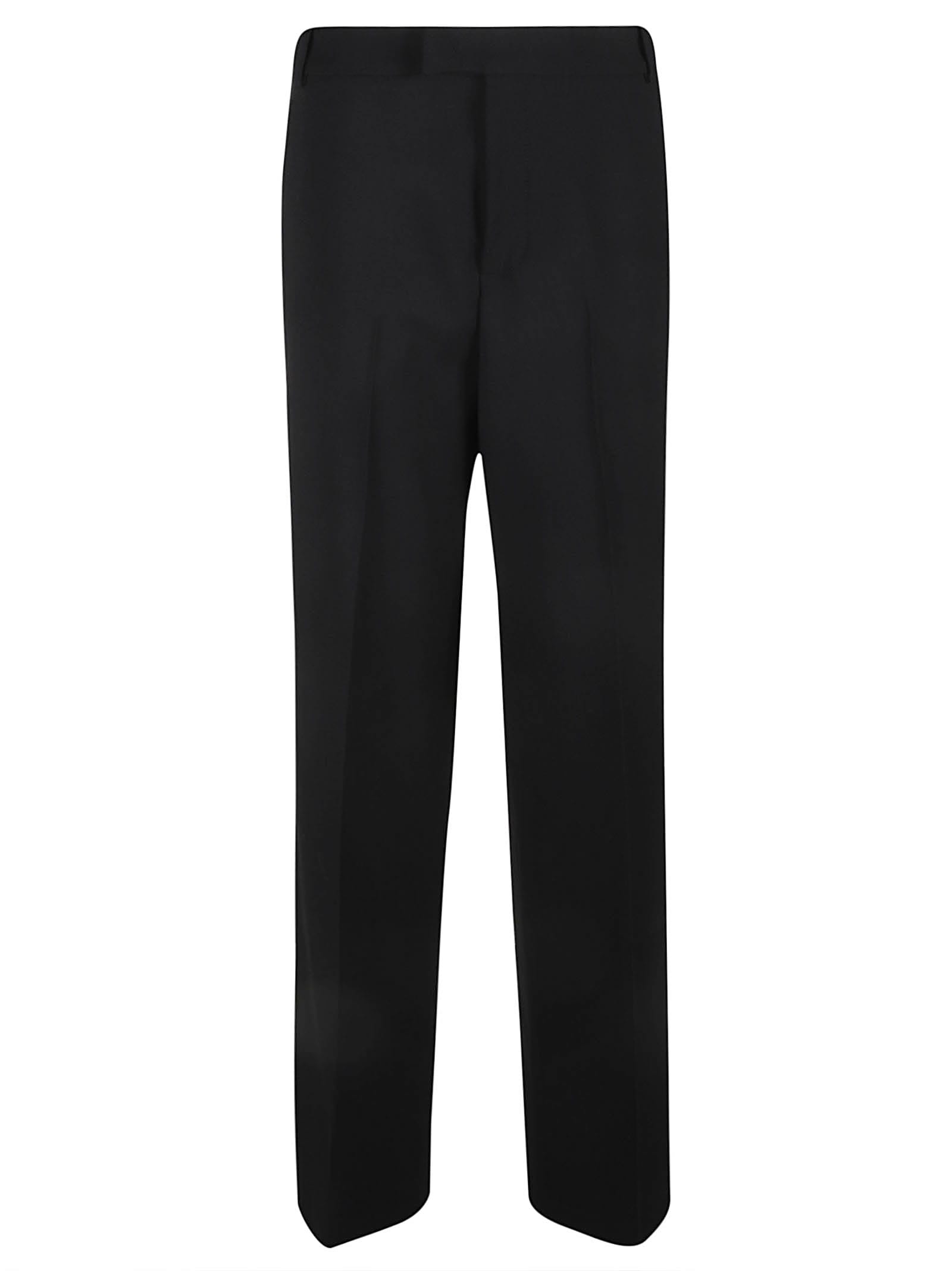 Blumarine Straight Concealed Trousers In Black