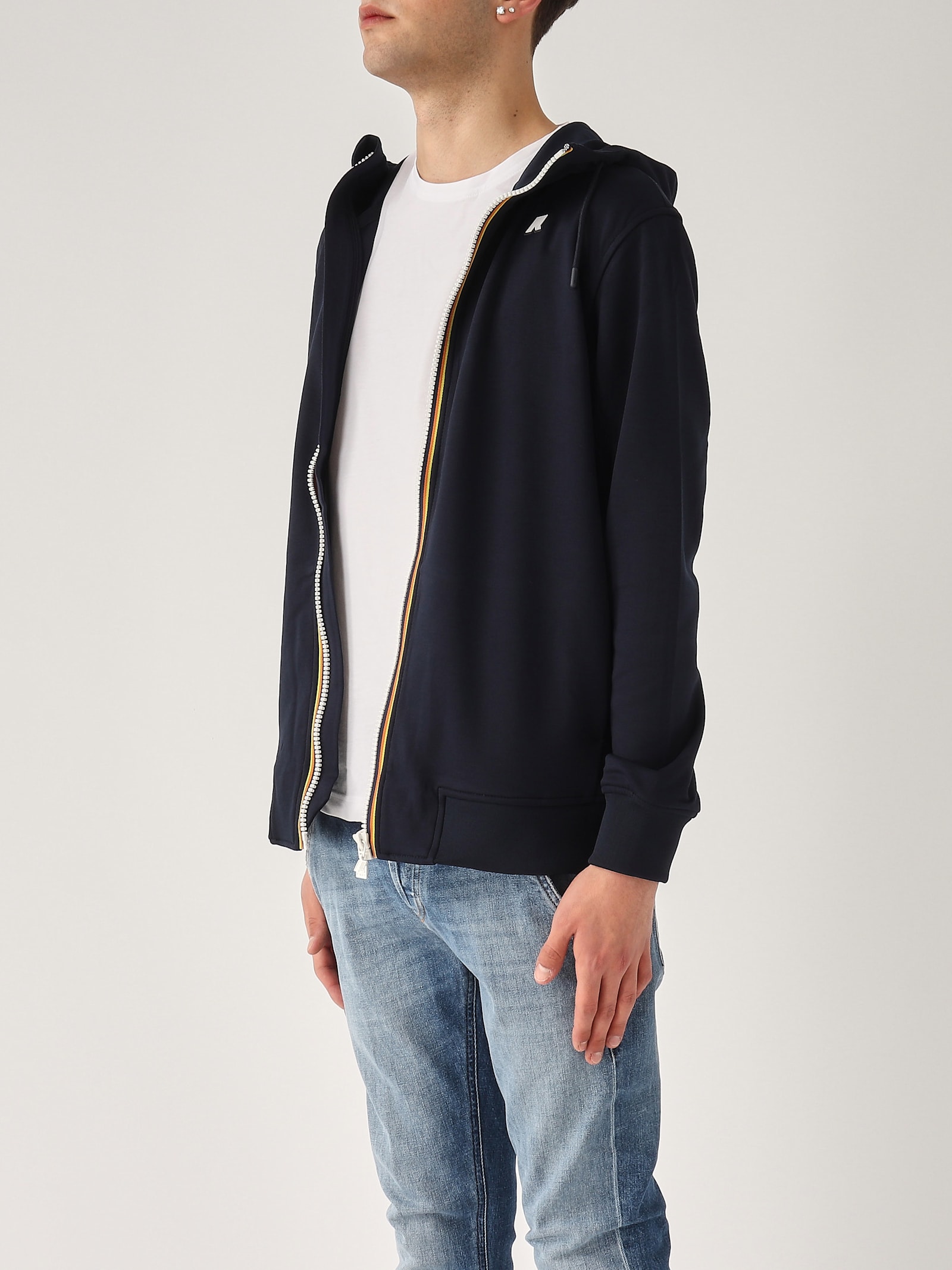 K-way Rainer Spacer Sweatshirt In Black