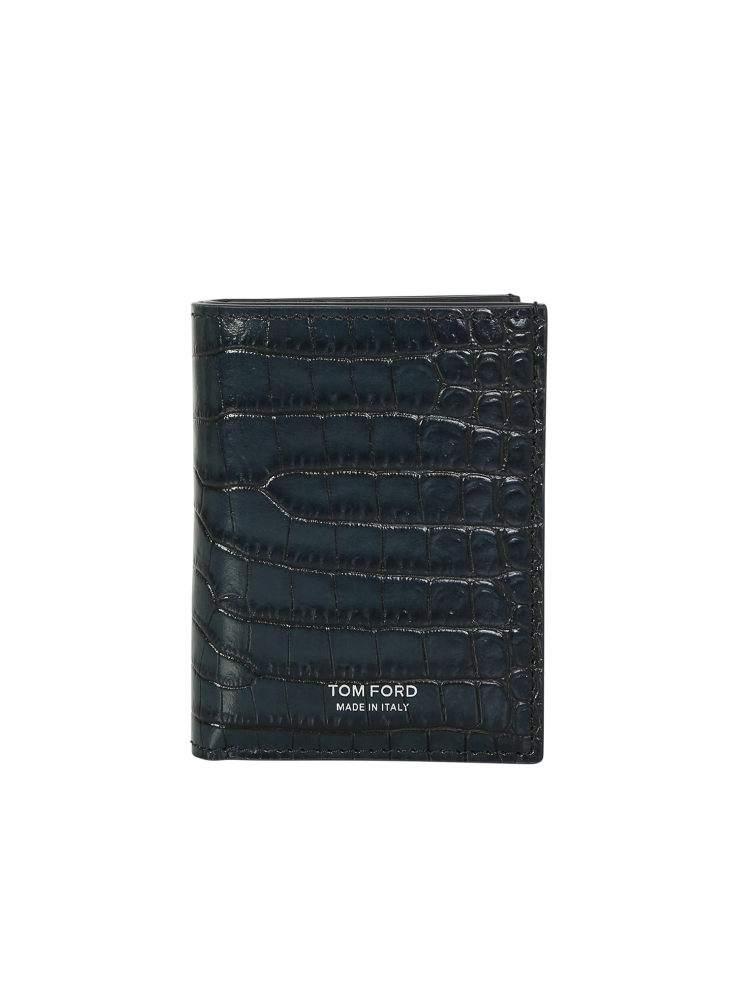 In This Leather Wallet Tom Ford Features The Distinctive T Line Design