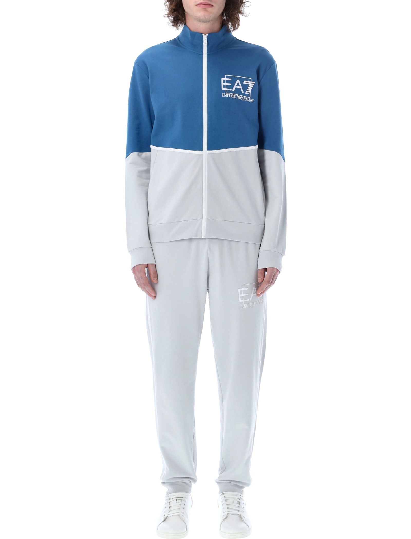 Ea7 Visibility Cotton Tracksuit In 25cm
