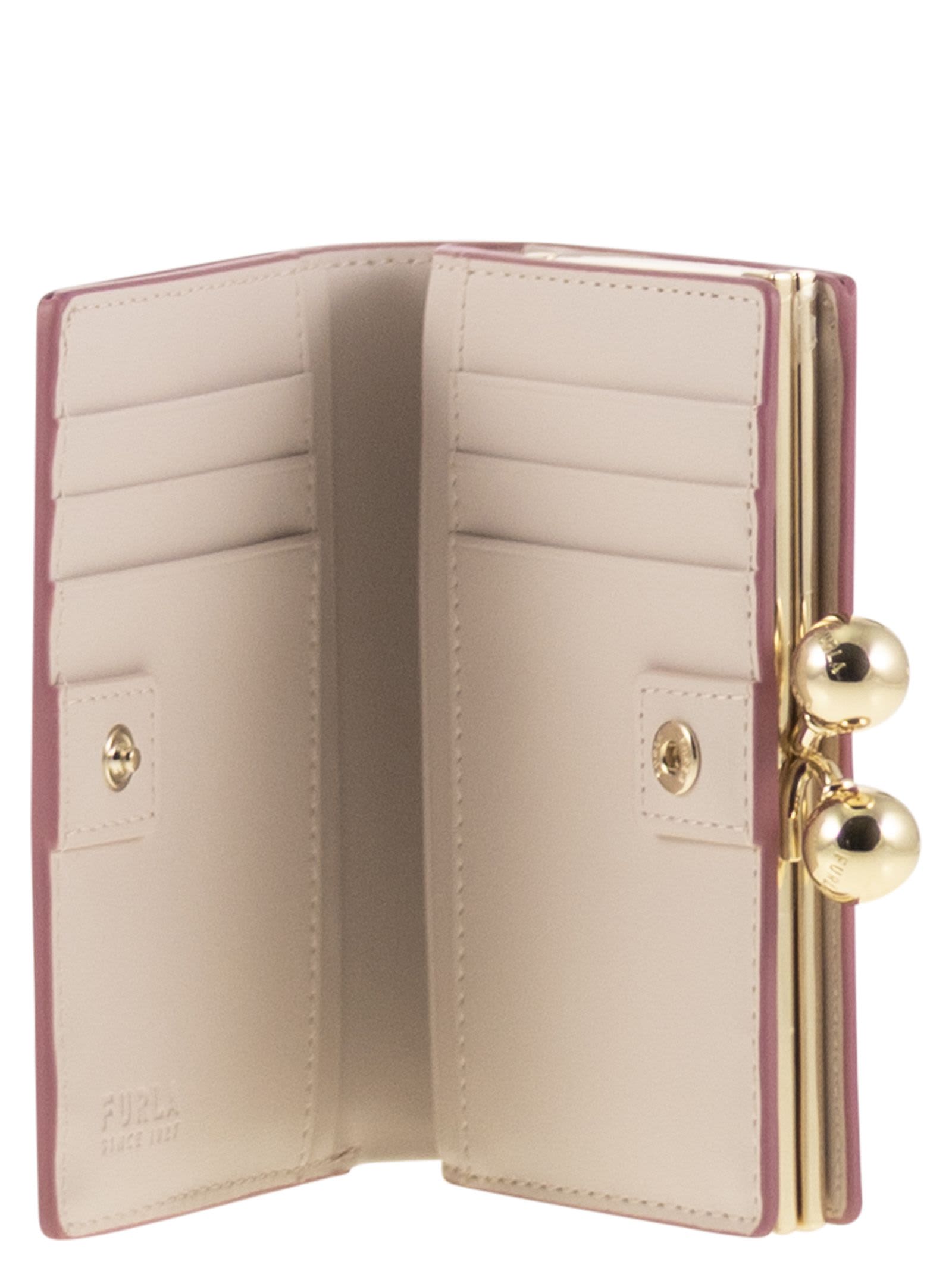 Furla Dots - Compact Wallet S In Pink