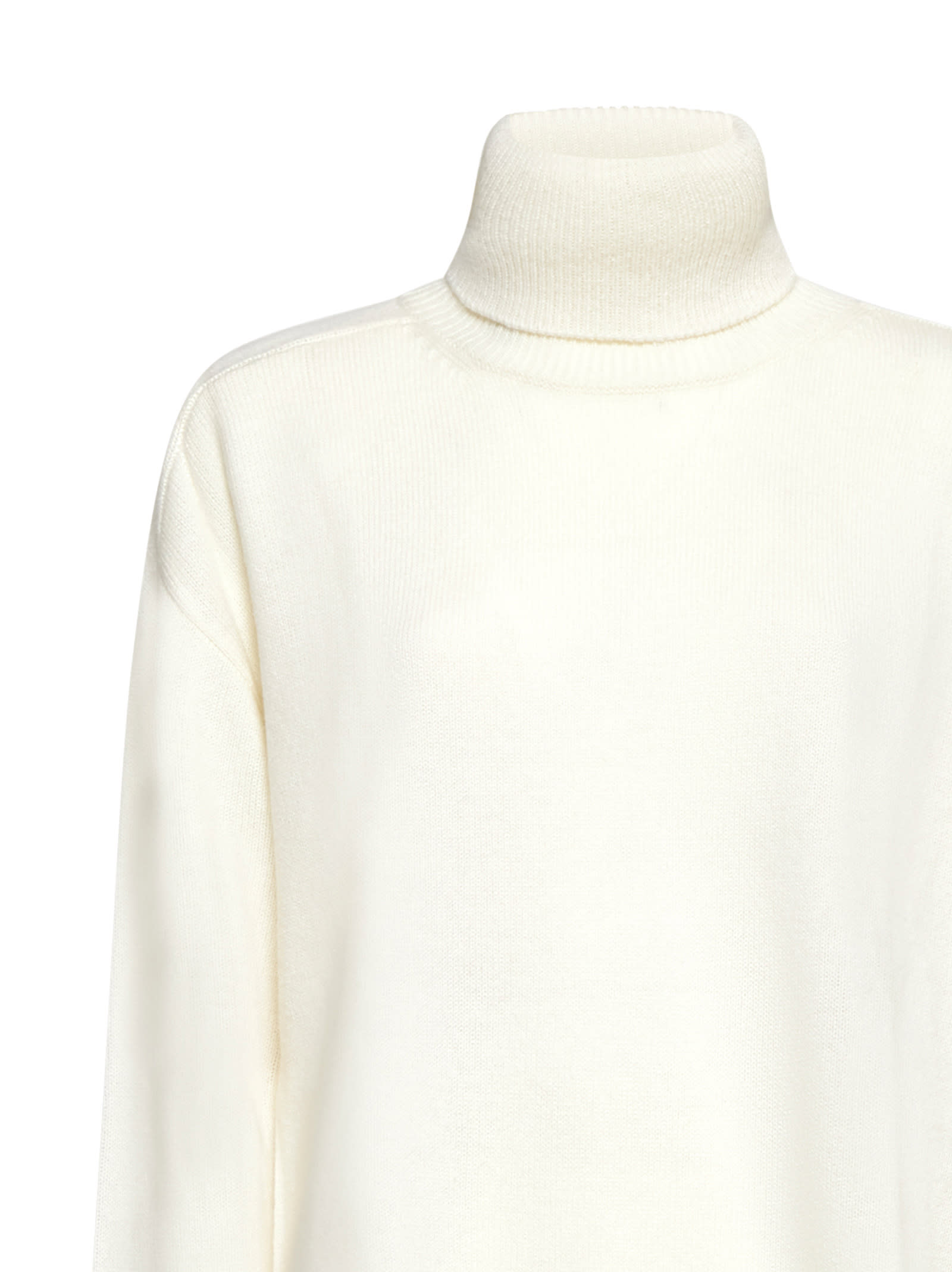 Shop P.a.r.o.s.h Sweater In Cream