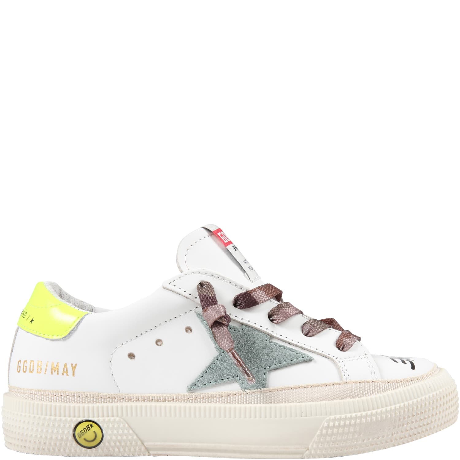 Golden Goose White may Sneakers For Kids