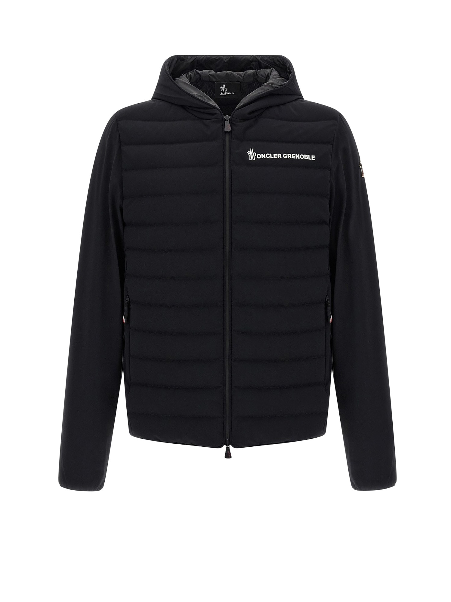 Moncler Hooded Quilted Nylon Down Outerwear In Black