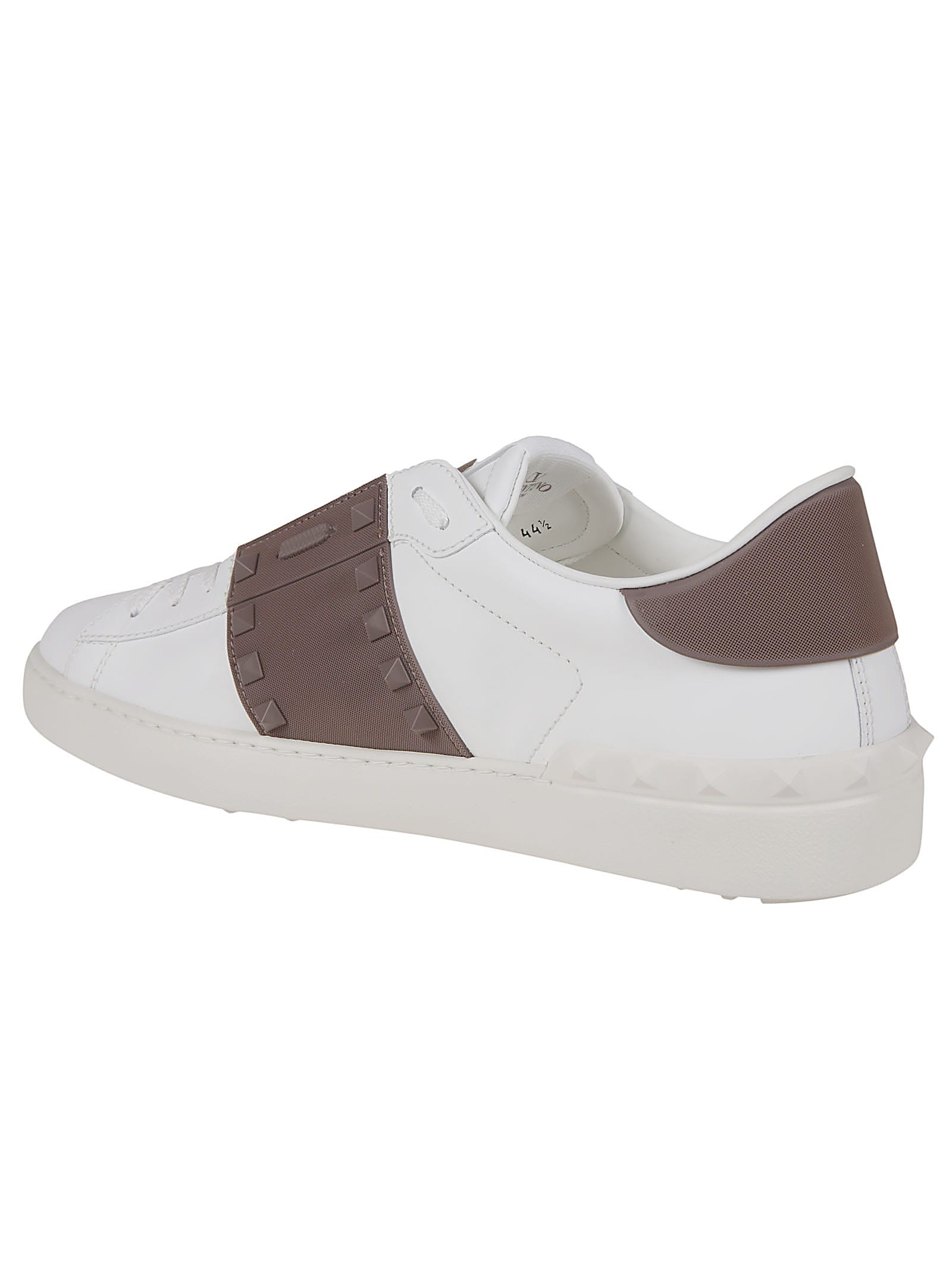 Shop Valentino Sneaker Rockstud Untitled In Bianco Clay