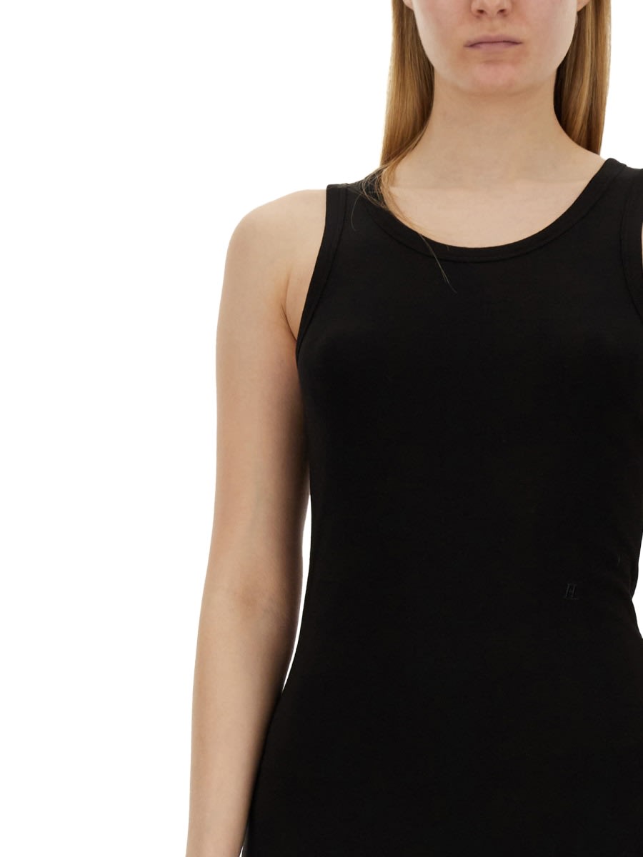 Shop Helmut Lang Mini Dress In Black