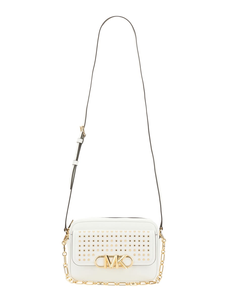 Michael Kors Parker Medium Bag In White