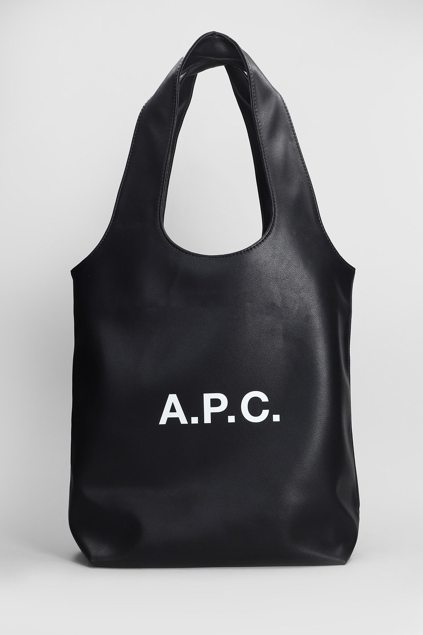 A. P.C. Ninon Small Shoulder Bag In Black Polyuretan