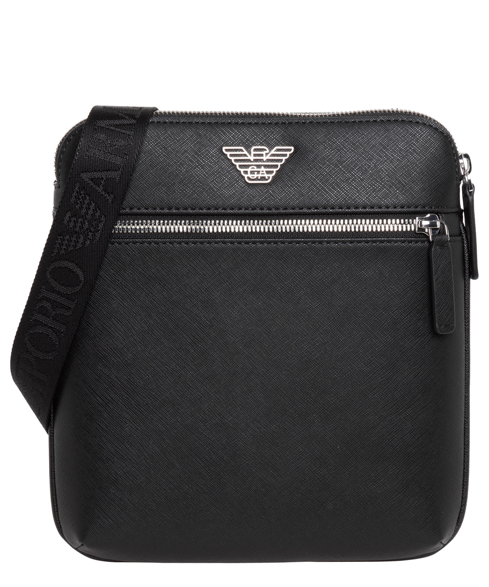 Shop Emporio Armani Crossbody Bag In Nero
