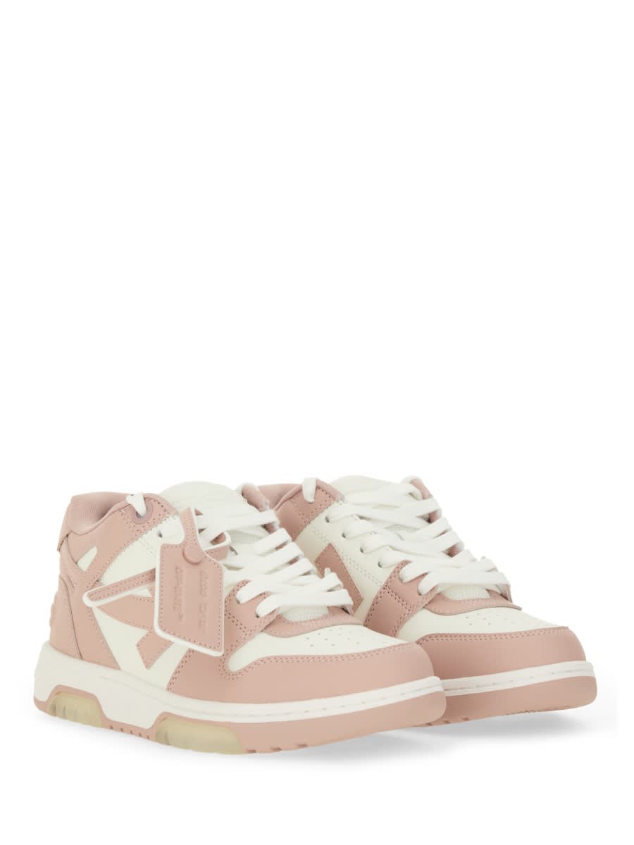 Off-white 30mm Out Of Office Leather Sneakers In Animal Print