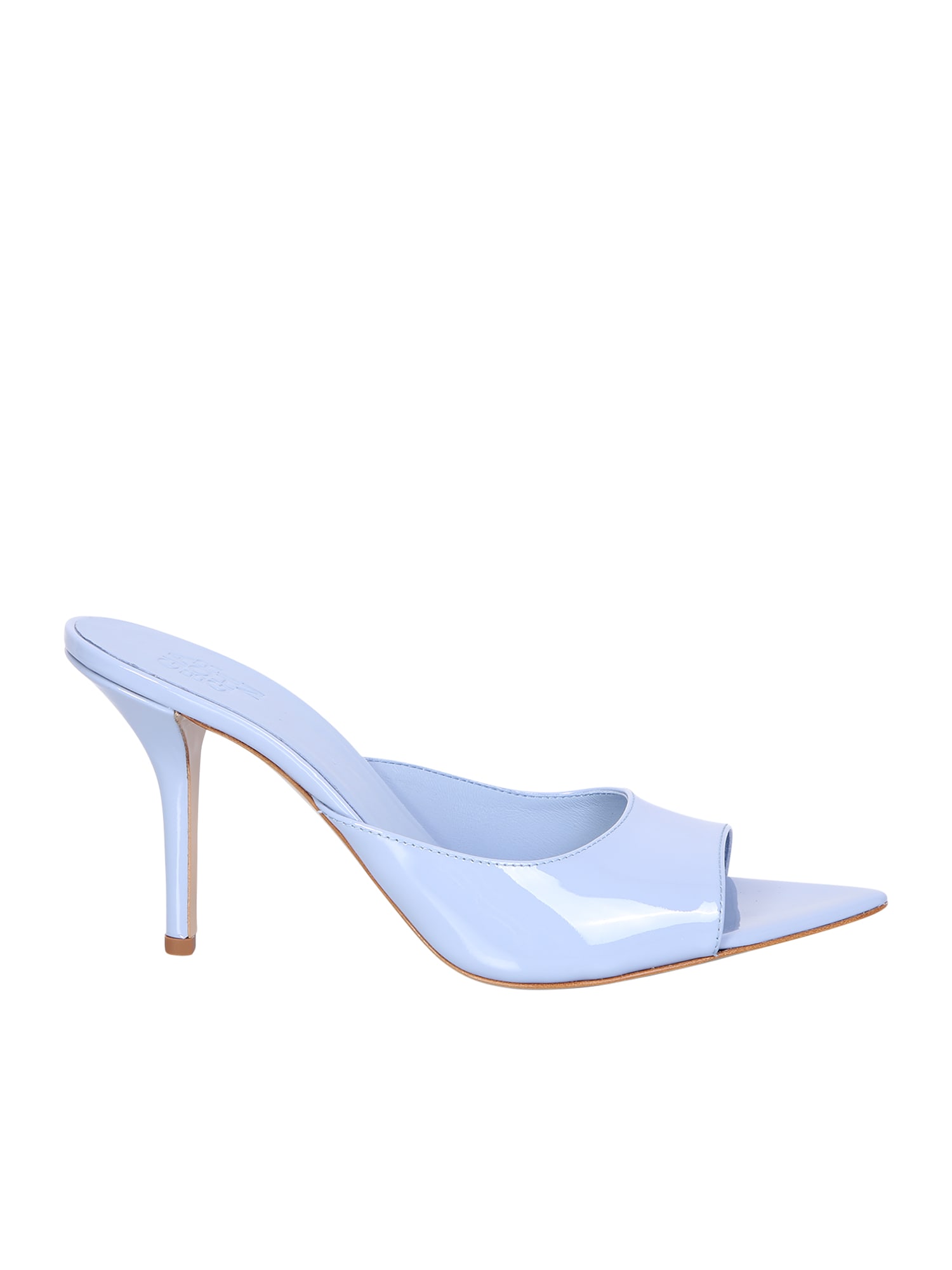 GIA BORGHINI MULES PERNI 04 LIGHT BLUE