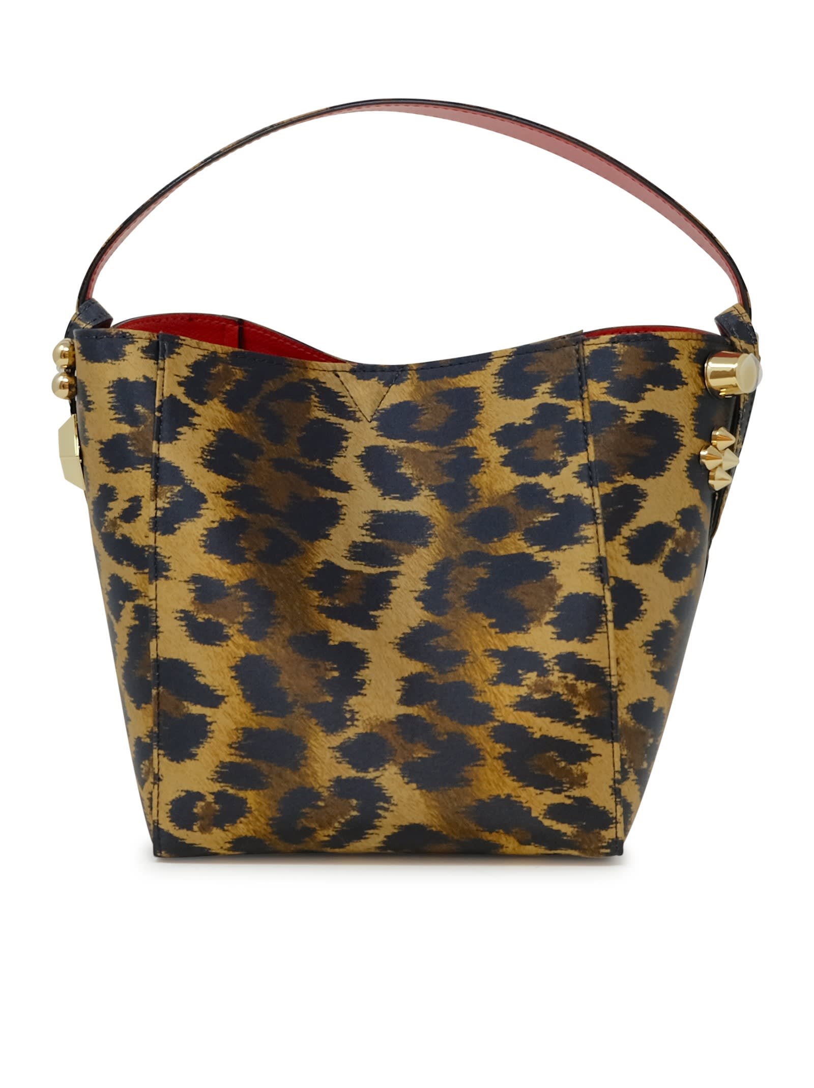 Cabachic Small Leopard Print Tote Bag in Multicoloured - Christian