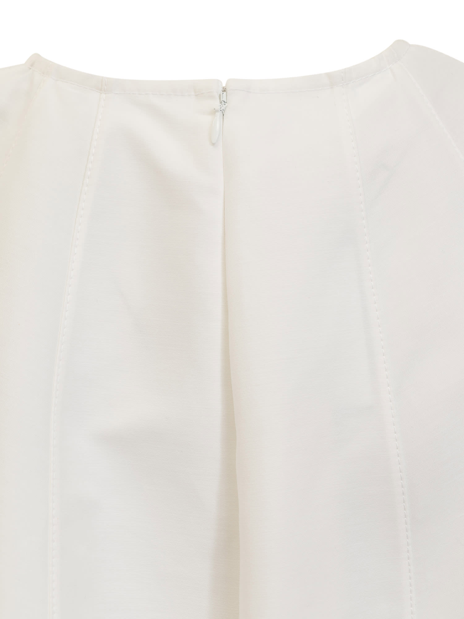 Shop Marni Cotton Dress In Lily White
