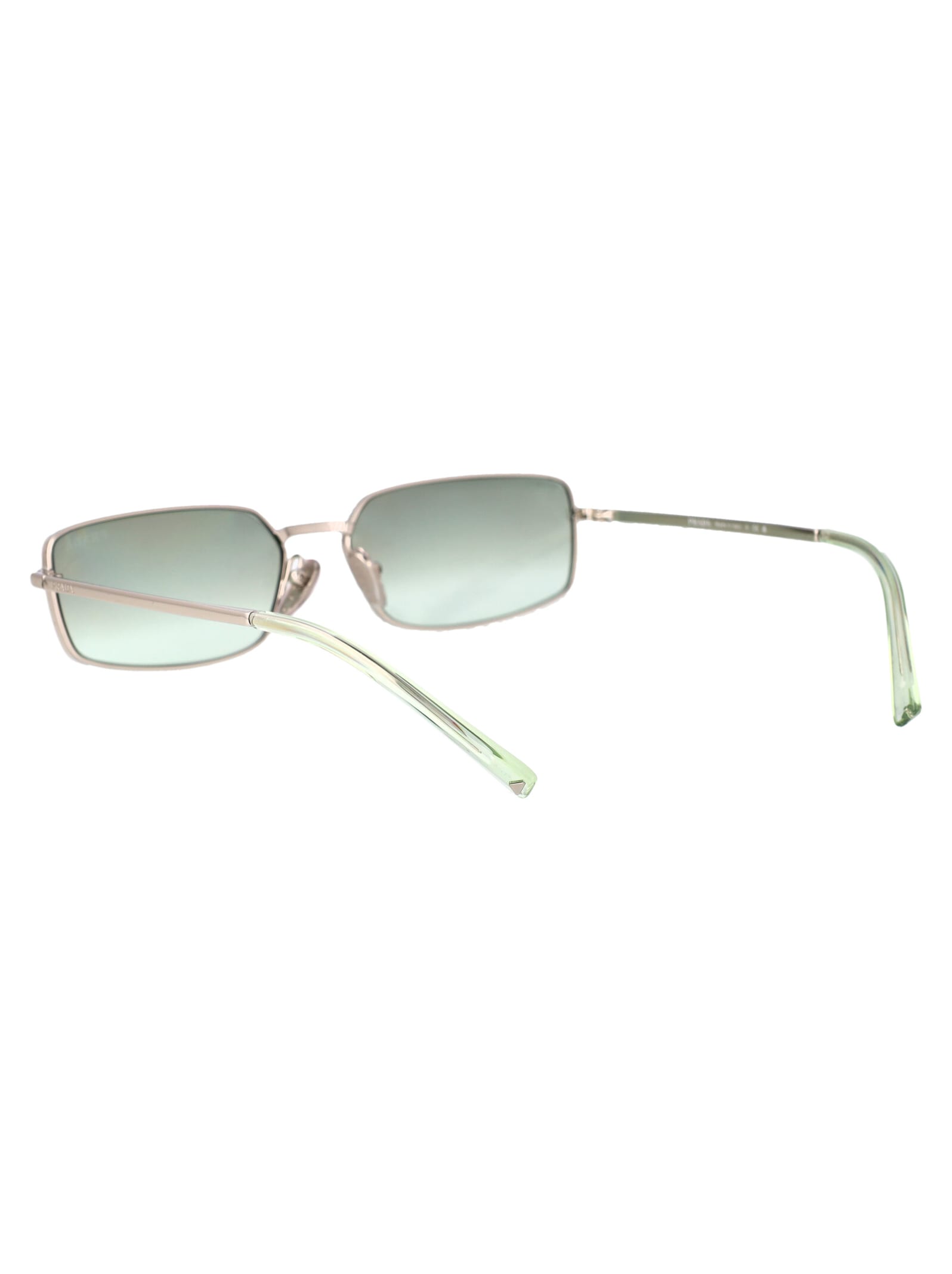 Shop Prada 0pr A60s Sunglasses In 1bc80g Silver