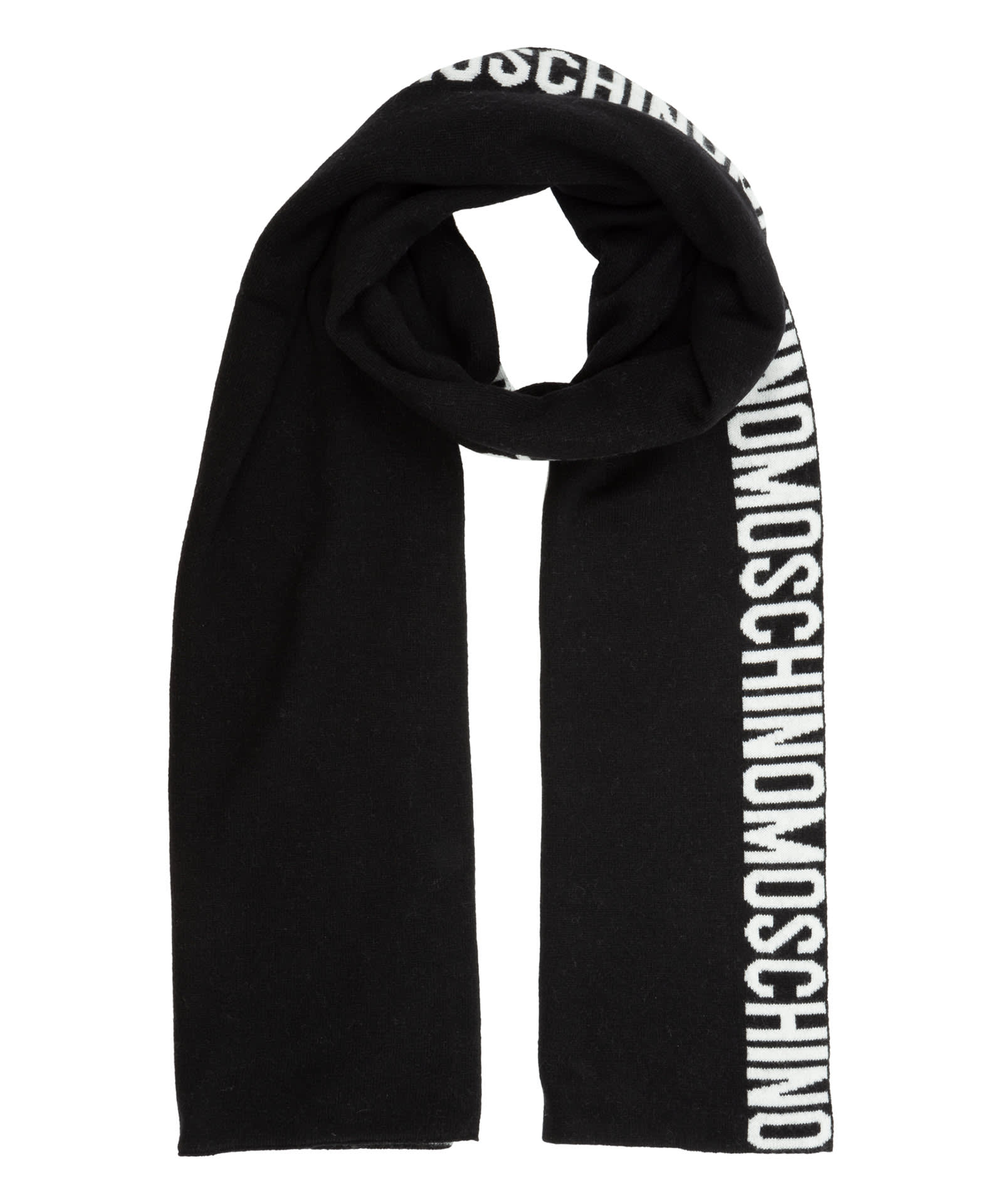 MOSCHINO CASHMERE WOOL SCARF