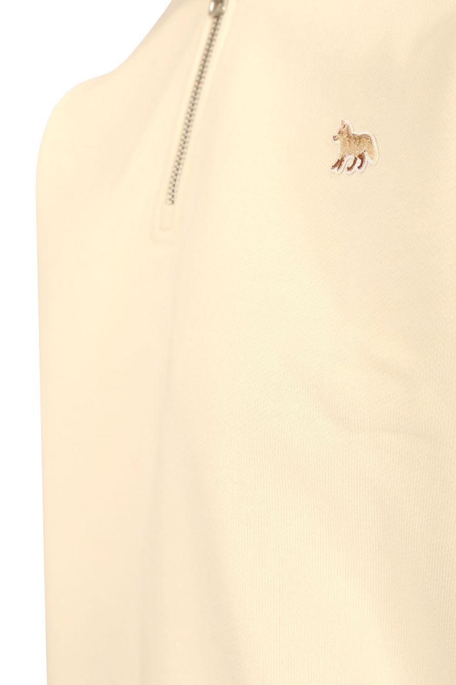 MAISON KITSUNÉ HALF ZIP SWEATSHIRT 