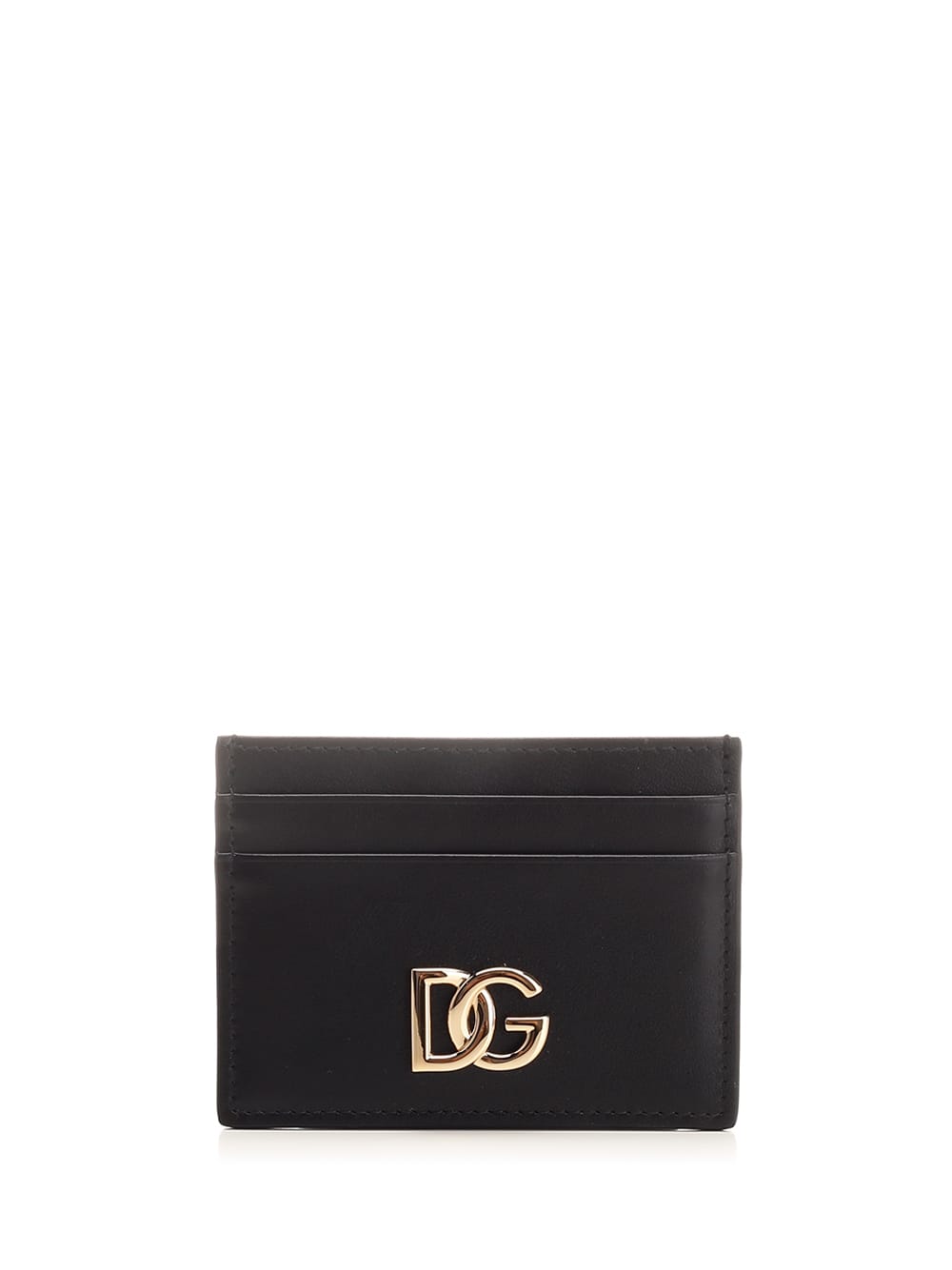 Dolce & Gabbana Smooth Leather Card Case In Nera