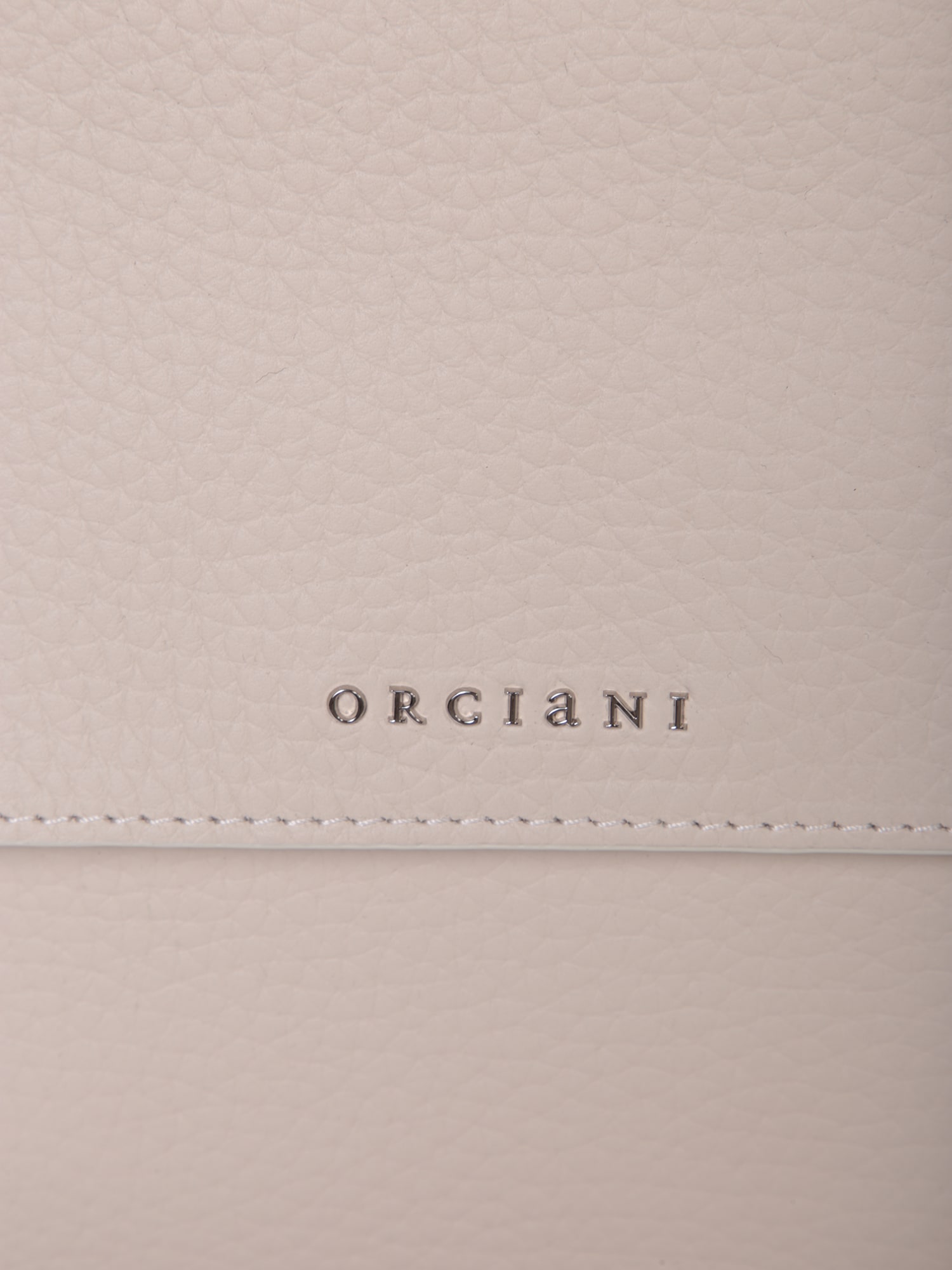 Shop Orciani Sveva Soft Medium Ivory Bag In White