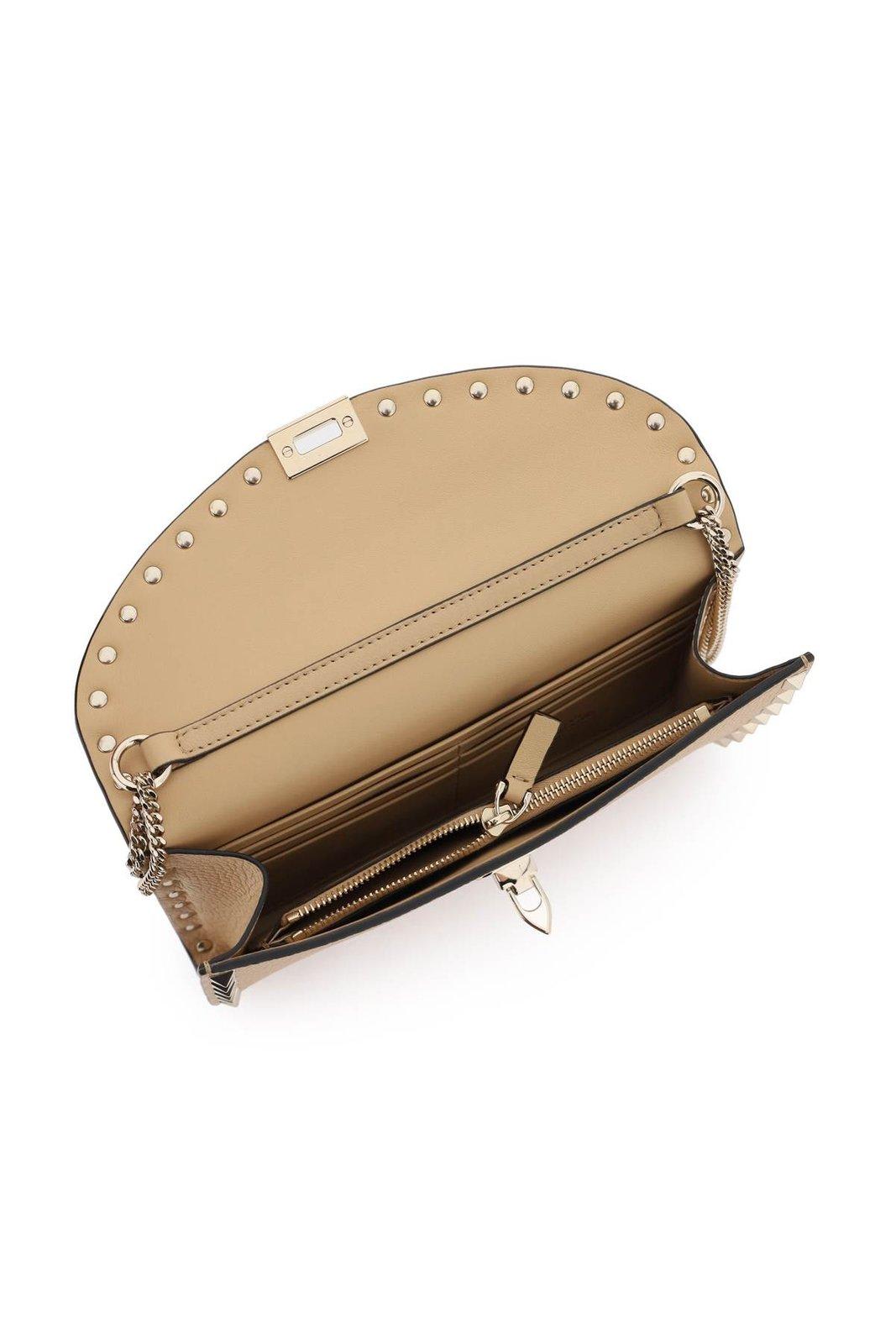 Valentino Mini Rockstud Studded In Cappuccino