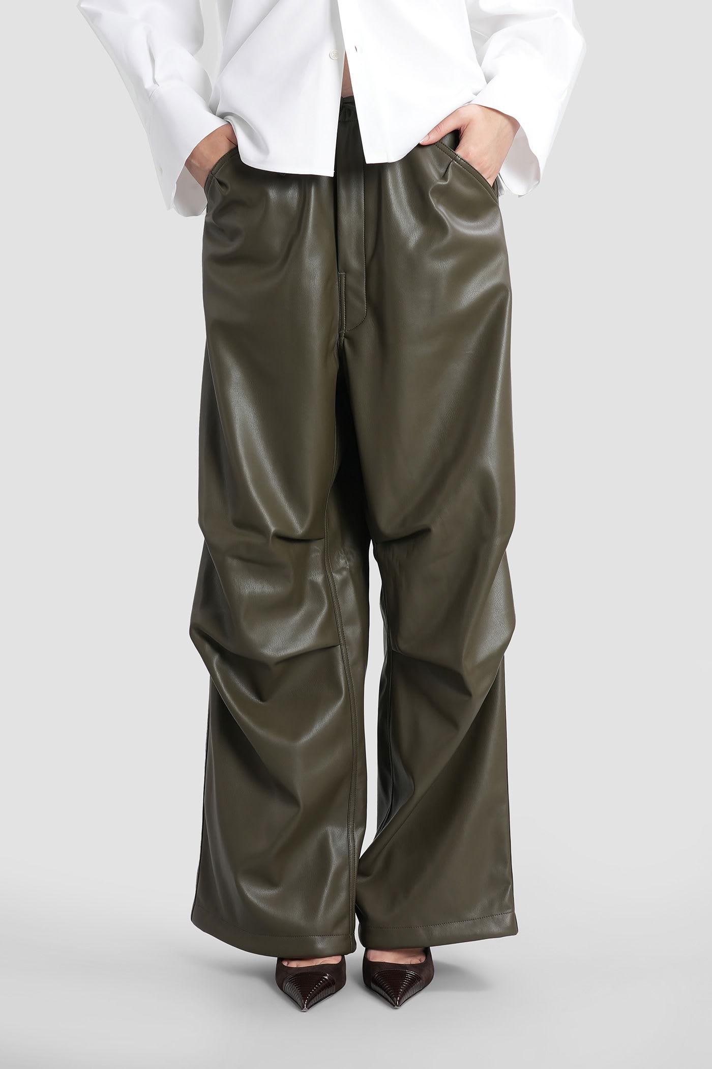 Daisy Pants In Green Polyester