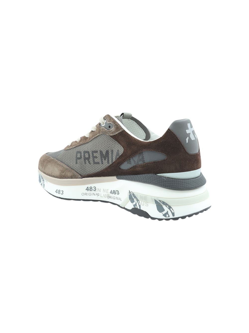 Shop Premiata Sneakers Moerun 6446  In Beige