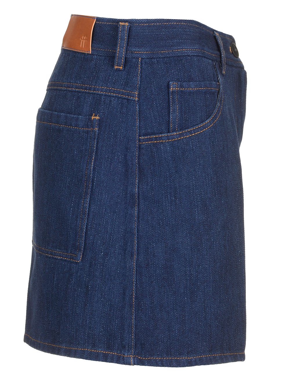 Shop Forte Forte Cavalry Shorts In Blue