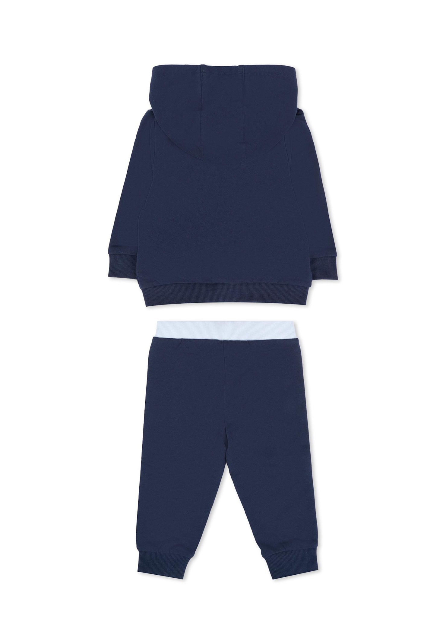 Hugo Boss Blue Set For Baby Boy With Logo In Blue