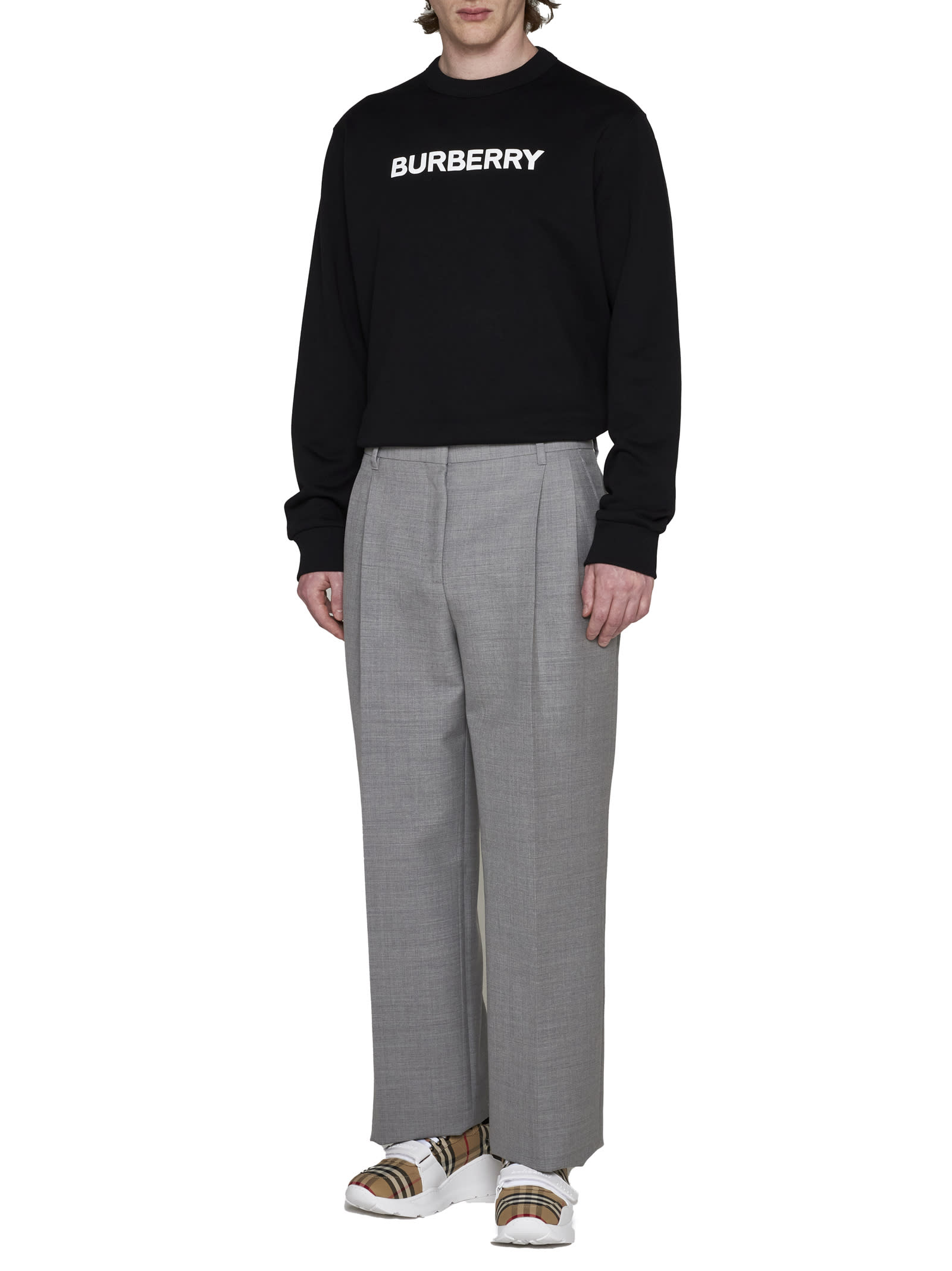 Burberry Sweaters In Black