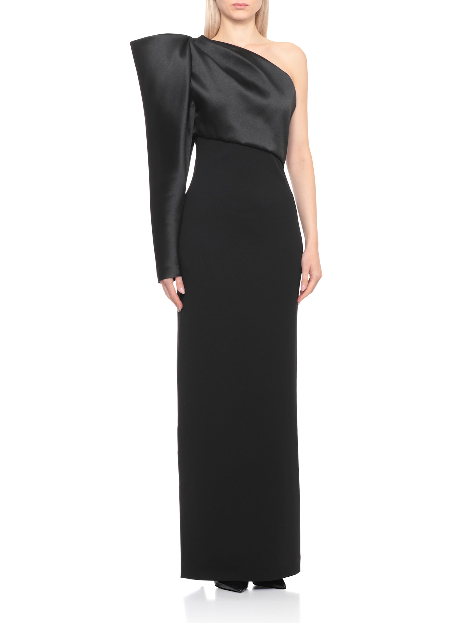 Solace London Tally Maxi Dress In Black