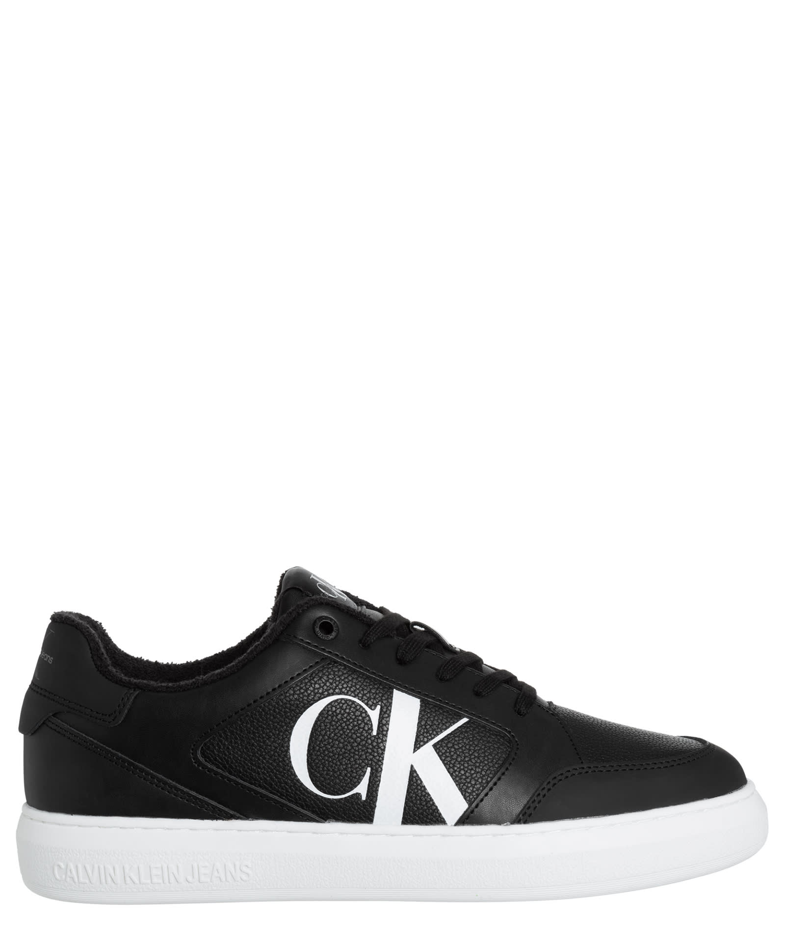 Calvin Klein Jeans Leather Sneakers