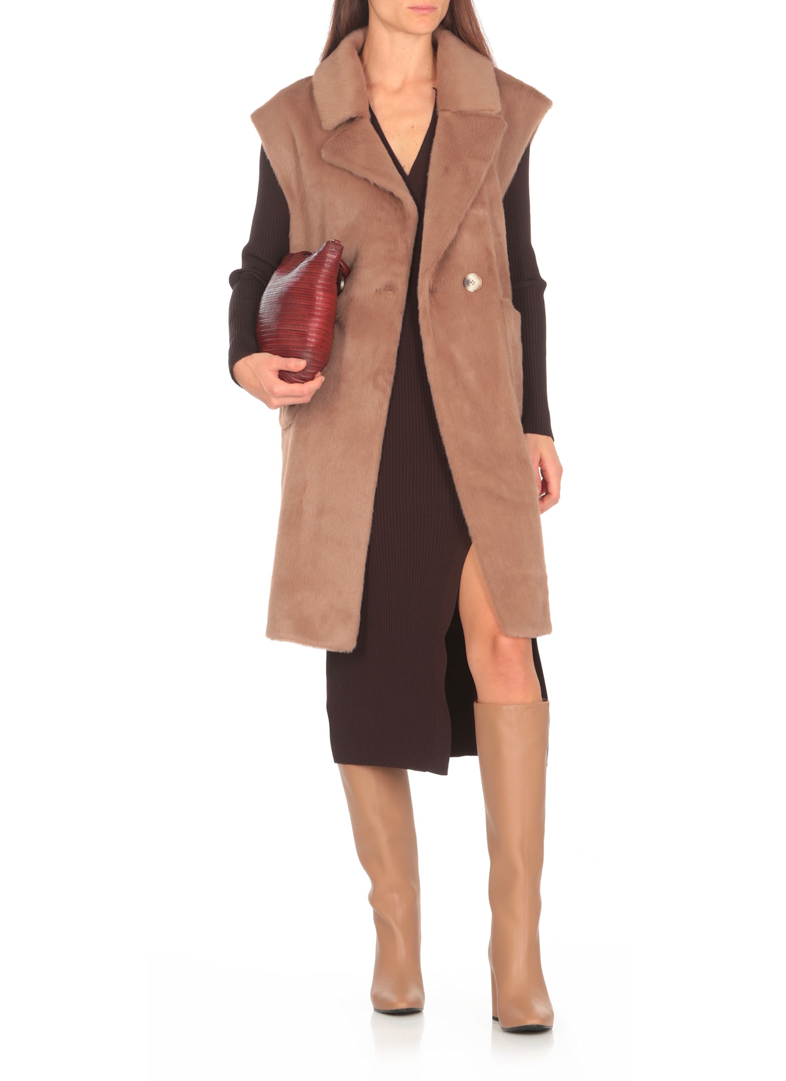 Shop Betta Corradi Mimi Coat In Brown